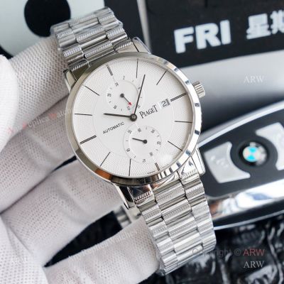 New Piaget Altiplano Two Time Zone Stainless Steel Replica Watch 41mm